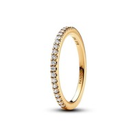 Pandora 162999C01 Band-Ring Damen Funkelnder Zirkonia Vergoldet Gr. 50