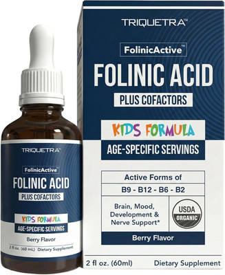 Organic Folinicactive Kids - Folinic Acid + B12, B6 & B2 Cofactors - Gentle Meth