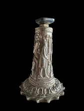 Antique Islamic Shiraz Persian 84 Silver Handle Lapis Lazuli Seal Stamp Signed