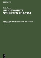 Der Kapitalismus Nach Dem Zweiten Weltkrieg E. S. Varga