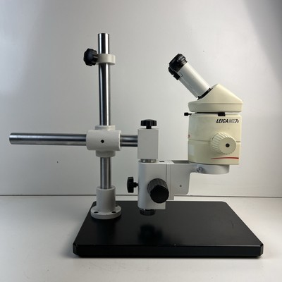Leica MZ75 Inspection Stereo Microscope W/ Boom Stand & Nikon C-W 10XB/22