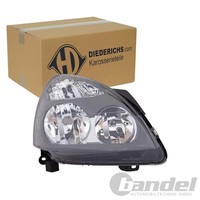 Diederichs Halogen Scheinwerfer Grau Rechts Passend FüR Renault Clio | 4413186