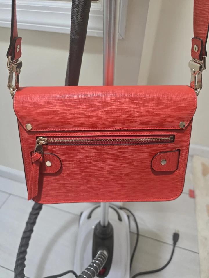 Bolso Bandolera Proenza Schouler PS11 Clásico Cuero Linosa Rojo Foto 2 de 4
