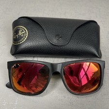 RAY-BAN Justin Sunglasses RB4165 Black 622/6Q 54-16 145mm FRAMES Only w/ CASE