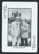Harry Caray 1985 Hey Hey Cubs Jack Brickhouse Baseball Playing Card - Joker