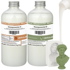 CRYFLA® 500 g Abformsilikon Dubliersilikon Kautschuk Formenbau Abform Gießformen