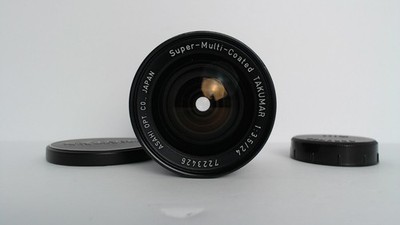 ASAHI OPT. CO. JAPAN Super-Multi-Coated TAKUMAR 1:3.5/24 7223426 LENS VNTG.