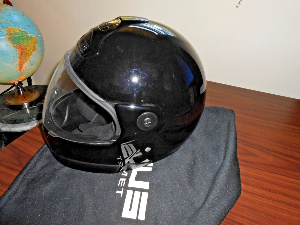 ZEUS ZS-508, Casco Abatible Modular para Motocicleta, Aprobado por Seguridad DOT, NEGRO, Talla L Foto 3 de 4