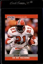 1990 Pro Set Deion Sanders #36