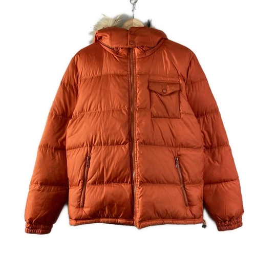 Piumino uomo arancione Burberry Blue Label originale