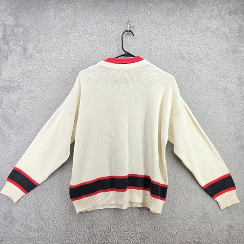 Vintage Pullover Herren Large FIA Italia bestickt Motor 5 Dalmatiner Amerika - Bild 9 von 10