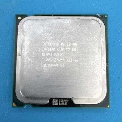 Intel Core 2 Duo E8400 3.00GHz 6MB 1333MHz LGA 775 Socket T SL9J CPU Processor