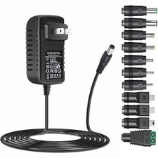 Universal 5V 3A Ac Adapter DC5V Power Supply Charger with 11 DC Plug DC5V,