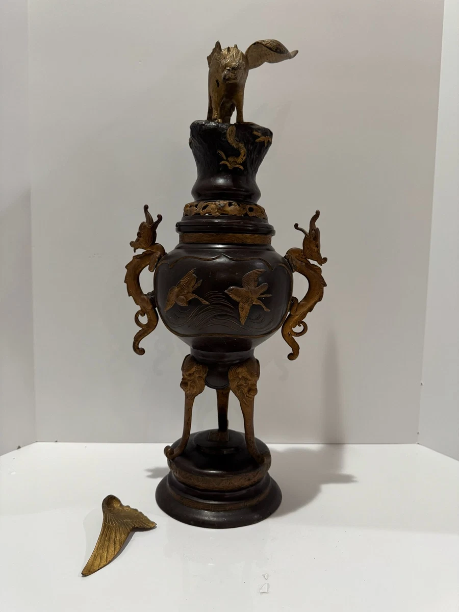 青铜1850-1899 年中国香炉| eBay