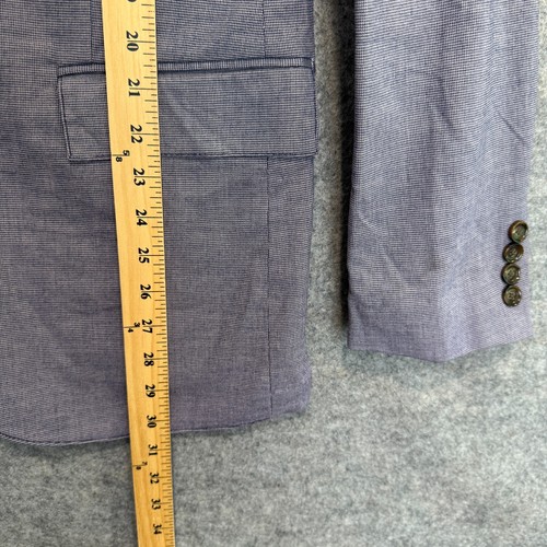 J Crew Ludlow Sports Coat Jacket Mens Small Mini Houndstooth Unstructured Blazer - Picture 5 of 14