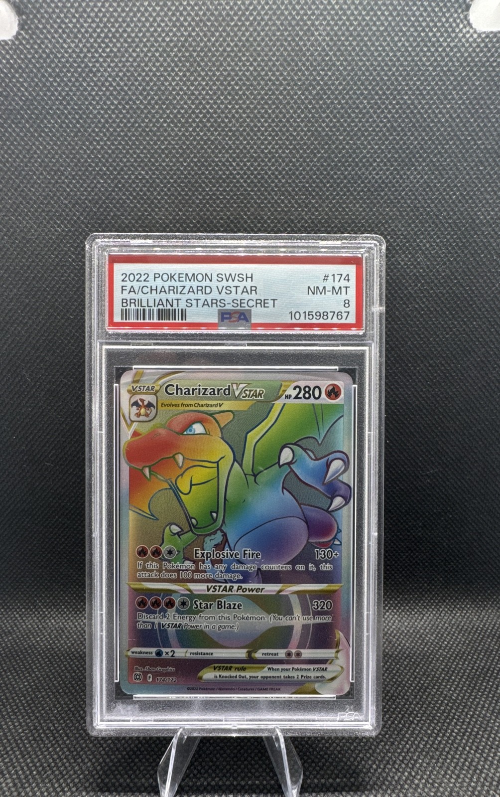 Charizard VSTAR (Secret) 174/172 Swsh09: Brilliant Stars Holo