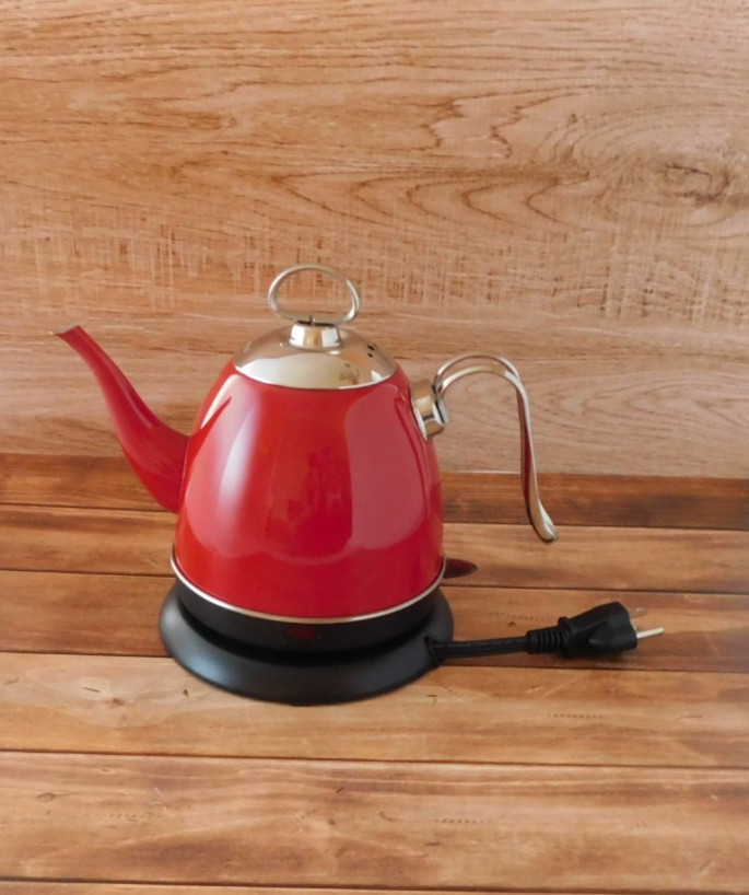 Chantal Mia Ekettle 32 Ounce Electric Water Kettle, Chile Red - New