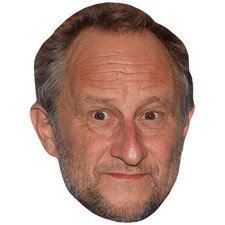 Benoit Poelvoorde Beard Celebrity Mask, Flat Card Face, Fancy Dress Mask