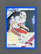 2019 Donruss PAT TILLMAN #16 Press Proof Blue - Arizona Cardinals 🇺🇸