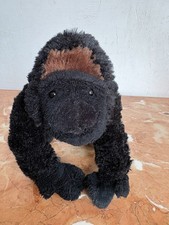 GANZ Webkinz Silverback Gorilla Bean Bag Plush Stuffed Animal Toy HM335 NO CODE