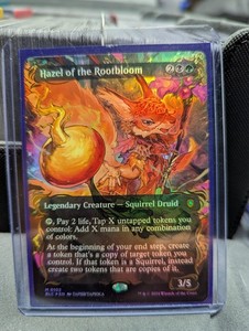 mtg blue removal cards Playmat: MTG- Bloomburrow- Ms. Bumbleflower, Raised Foil main image 1