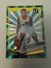 2023-24 Donruss John Collins #184 Green Holo Laser Parallel Utah Jazz