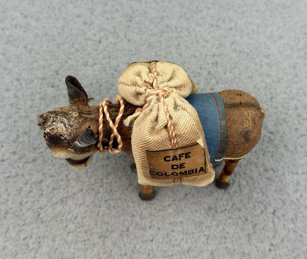 Vintage Cafe De Colombia Donkey Mule Figurine Carrying Bags | eBay