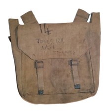 Orginal British Army WW2 1937 Pattern Webbing Small Pack 1944 Dated