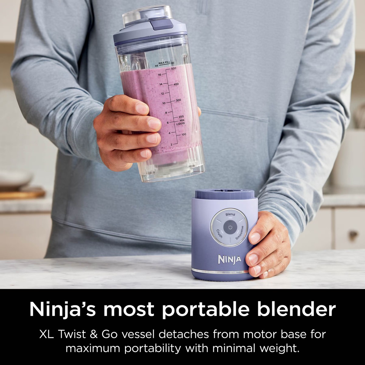 Ninja - Blast Max Portable Blender with 22oz Twist & Go