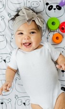 Addison Belle Crib Sheet 100 Organic Cotton Fitted Monochrome Animals LIMITED