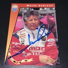 Mario Andretti Autographed Signed 1994 Hi Tech Prototype Card 1 Of 15,000