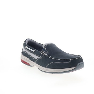 Dunham Captain Venetian Herren Blau Leder Freizeitschuh 44