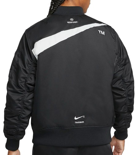 MEN'S NIKE SPORTSWEAR BIG SWOOSH THERMA-FIT REVERSIBLE JACKET DD6055 010 sz M - Picture 4 of 5