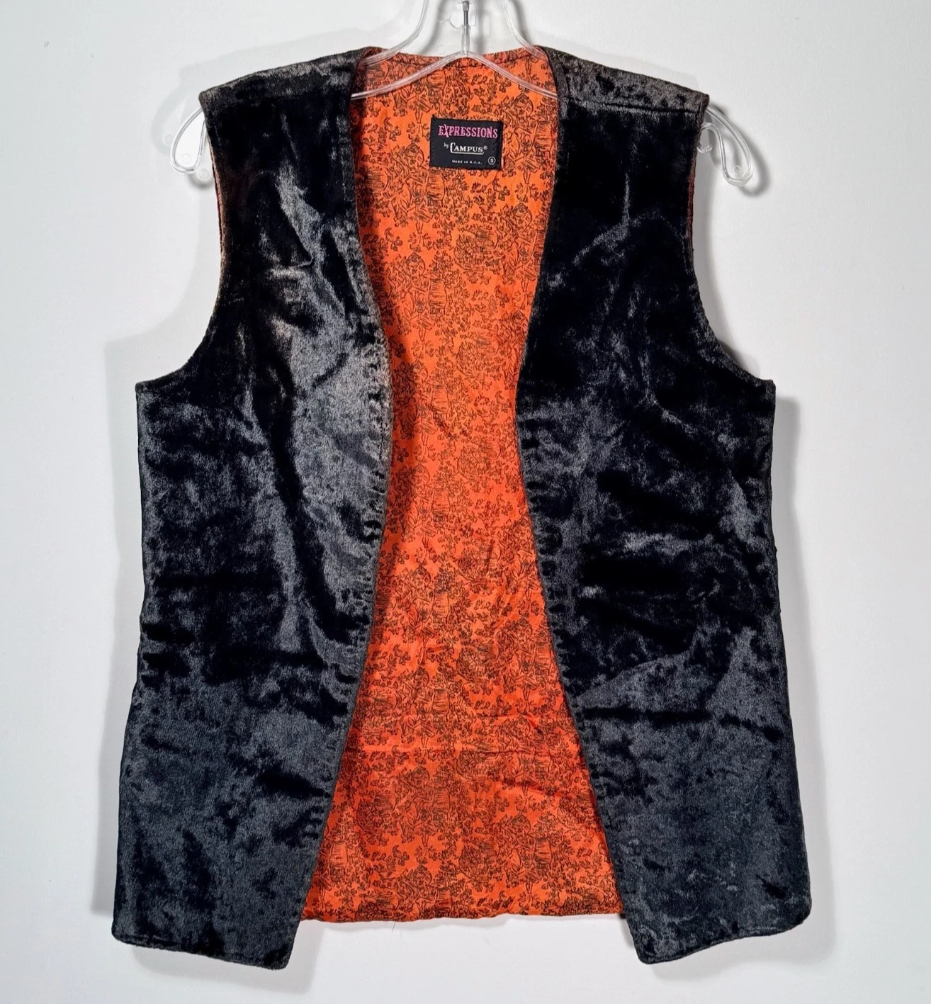 VINTAGE 1960’s Men’s Faux Black Seal Fur Vest EXPRESSIONS by CAMPUS - S
Opens in a new window or tab