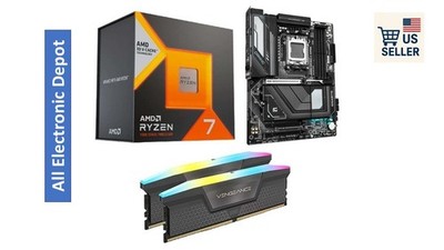 New AMD Ryzen 7 7800X3D ASUS B850E TUF Gaming WiFi Corsair RGB