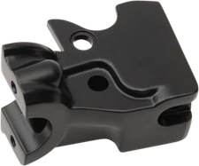 Drag Specialties 0615-0267 Clutch Lever Brackets for Harley 04-13 XL Matte Black