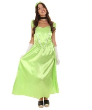 Women’s Aristocrat Socialite Dress Costume | 20’s Costumes Lime HC-1172