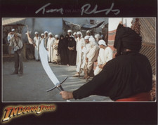 TERRY RICHARDS as The Arab Swordsman - Indiana Jones GENUINE SIGNED AUTOGRAPH