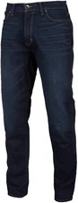 KLIM Men's K Forty 3 Tapered Stretch Abrasion/Cut Resistant Denim Motorcycle...