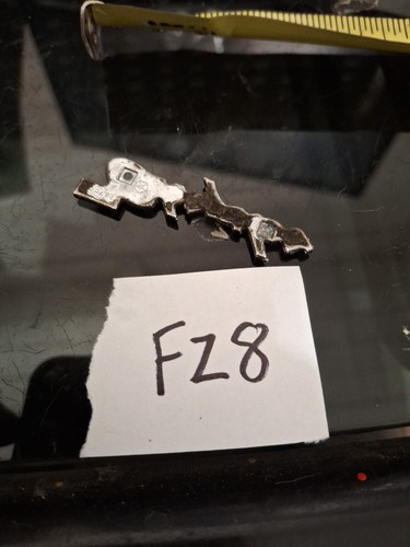 VINTAGE " BY CHRYSLER " METAL STICK ON EMBLEM OEM MOPAR - Imagen 3 de 3