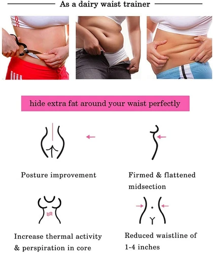 Korsett Taillentrainer Training Body Shaper Shapewear Unterbrust Bauch Cincher Gürtel - Bild 6 von 18