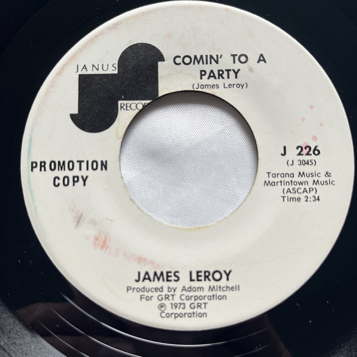JAMES LEROY: make it all worthwhile JANUS 7