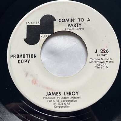 JAMES LEROY: make it all worthwhile JANUS 7