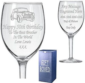 Personalised LIMITED EDITION BIRTHDAY Mirelle Wine Glass Gift For 60th/65th/70th