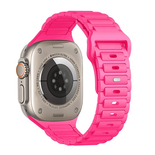 Oddychający silikonowy pasek na pasek Fr Apple Watch Series 10/9/8/7/6/5/4/3/2/1/Ultra - Zdjęcie 17 z 27