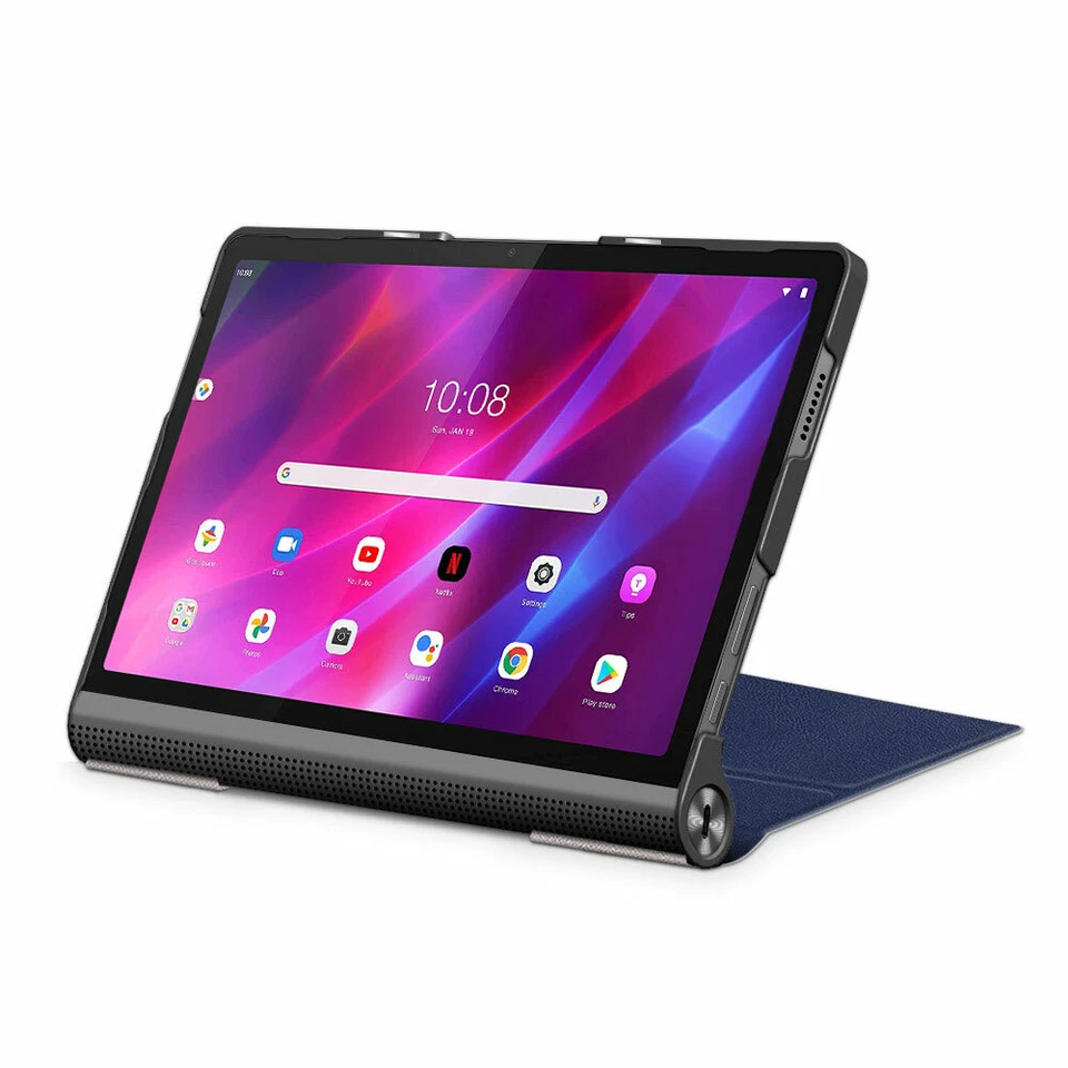  For Lenovo Yoga Tab 11 Fashion Folio Leather Stand Magnetic Smart Case Cover - Image 3 of 4