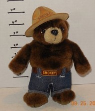 Smokey The Bear 7' plush toy Vintage rare HTF