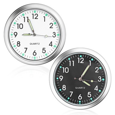  2 Pcs Auto Uhr Dash Dekorationen Zum Aufkleben Für Armaturenbrett Des Autos