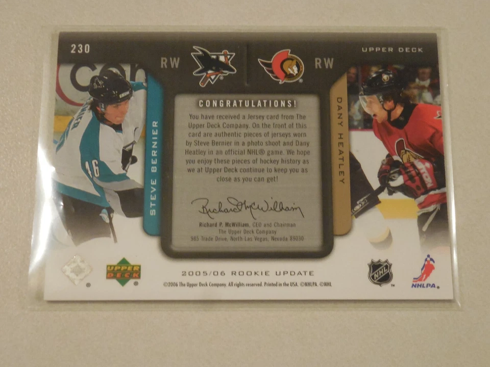 2005/2006 Upper Deck Rookie Update Hockey U PICK - Image 4 of 4