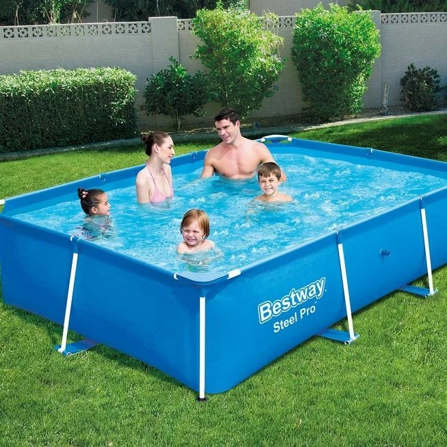 Bestway Swimming Pool 259x170x61cm Schwimmbad Kinder Schwimmbecken Gartenpool - Bild 2 von 2